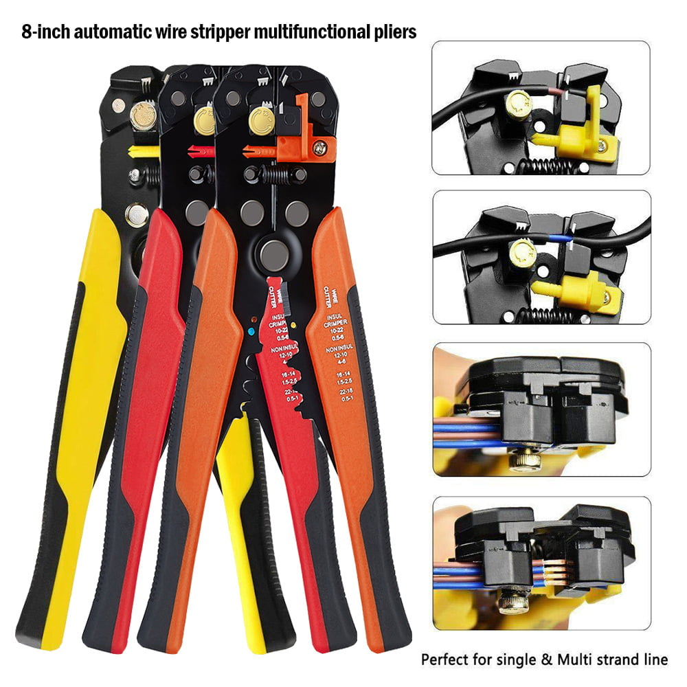 8-Inch Automatic Wire Stripper Multifunctional Pliers