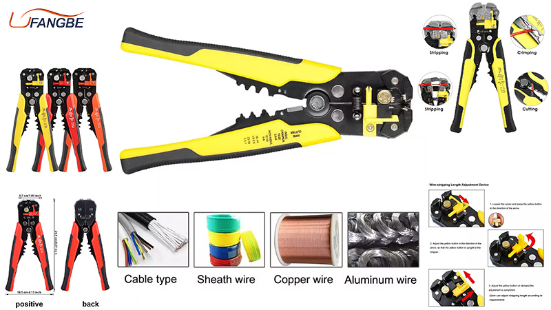 8-Inch Automatic Wire Stripper Multifunctional Pliers