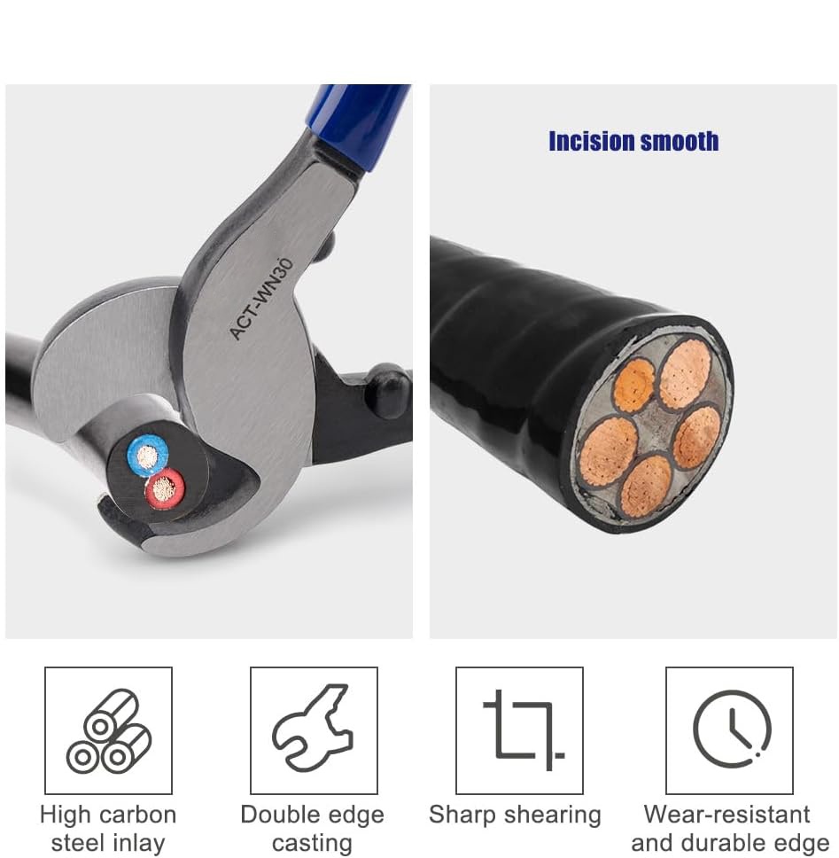 Cable Gripping Shear Type Jaws