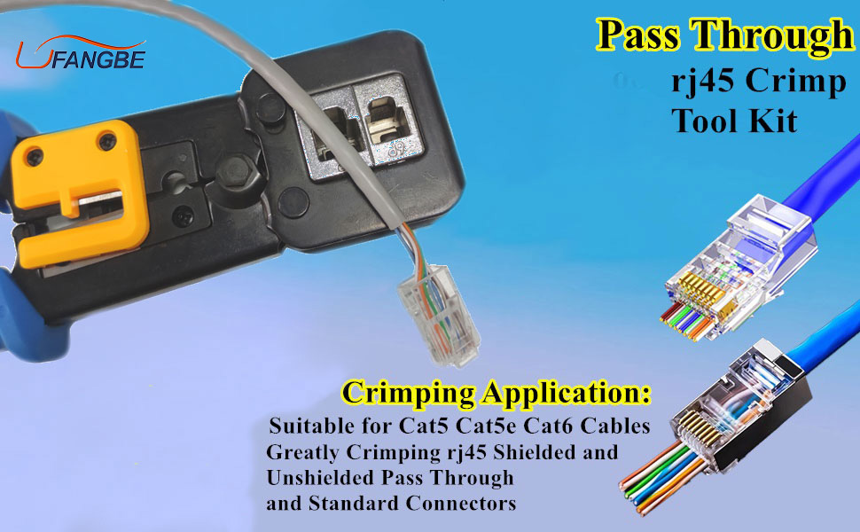 RJ45 Cable Pass Through tools Pliers