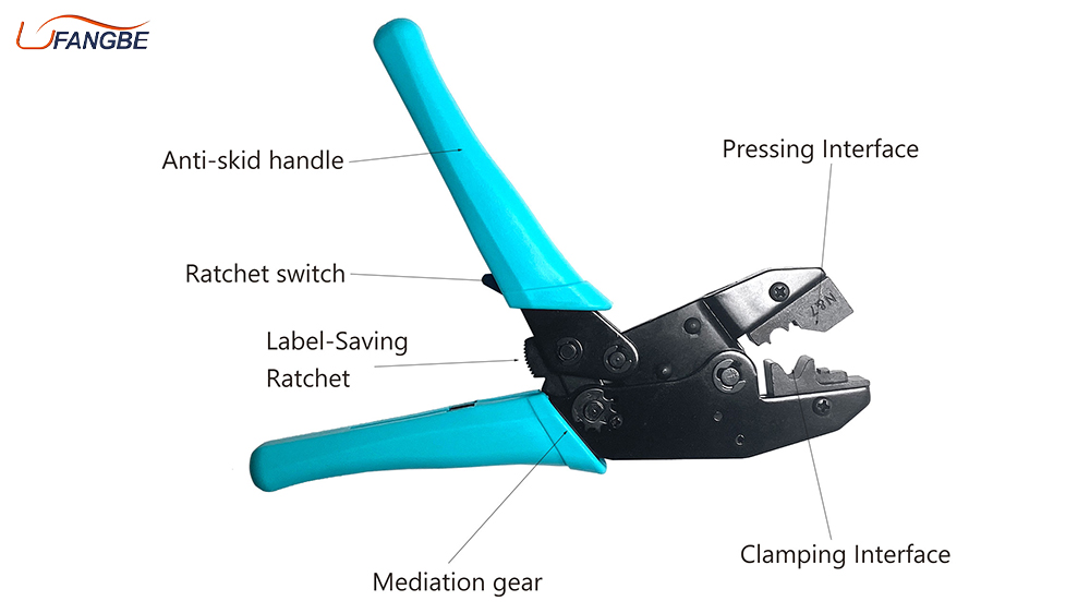 Multi Modular Plug Crimper Tool Pass Through RJ 45 Network Cable Pliers Crimping Tool