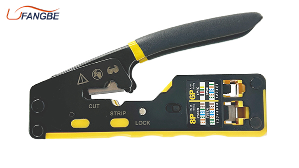 Ethernet Rj 45 Pass Tools Wire Stripper Plier Crimp Network Cable Crimping Rj45 Cat6a Cat7 Crimper