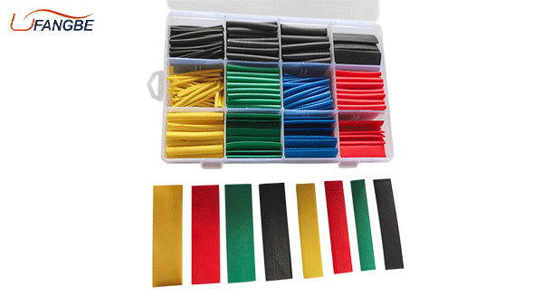 Cable Protection Shrinkable Fiber Optic Sleeves Bagged Busbar Pe Colorful Tube Heat Shrink Tubing Tube