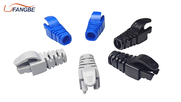 Ethernet Cable Rubber Strain Relief Plug Cover Colorful Rj45 Modular Plug Connector Boots for Cat5e Cat6