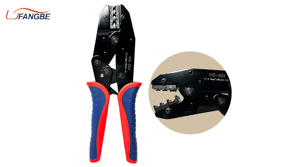 HS-30J Hydraulic Carbon Steel Crimper Insulated Cord End Tool Tubular Hand Wire Terminal Crimping Pliers