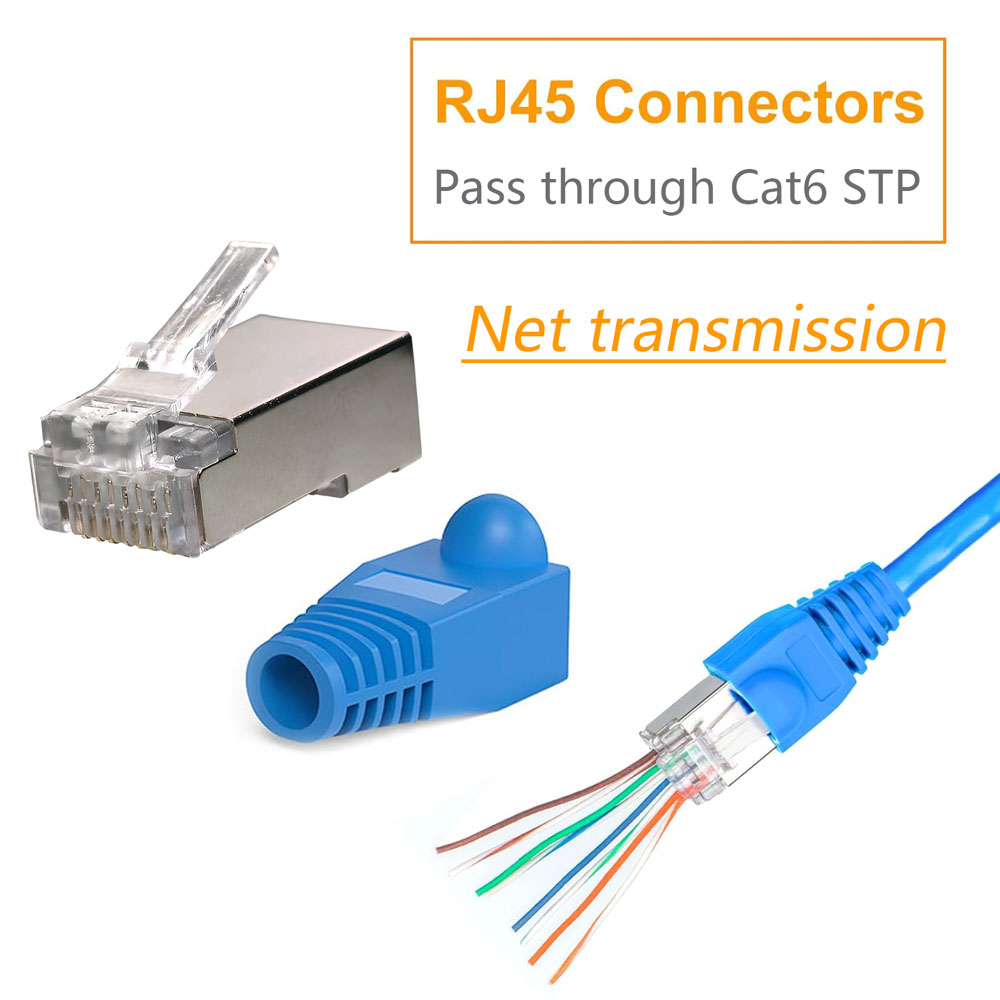 Cat6 RJ45 Crimp Connectors