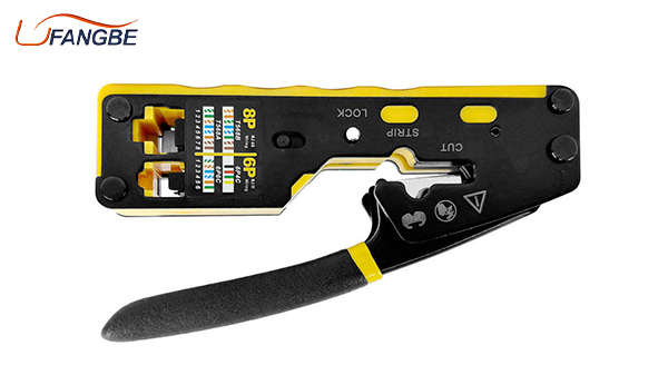 Wire Cutter Stripper Cat5e Cat6 LAN network cable clamp pliers 6P 8P Easy Pass Through RJ12 RJ45 Crimping Tool