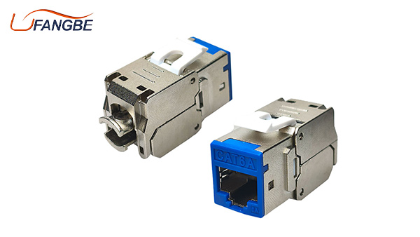 RJ45 Cat. 6A FTP Tool Free Keystone Jack