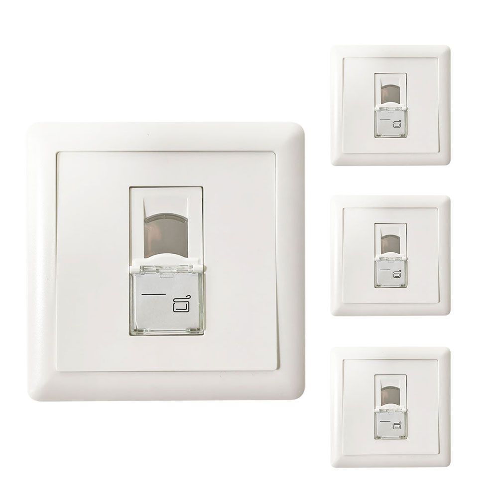 1 Port Wall Plate