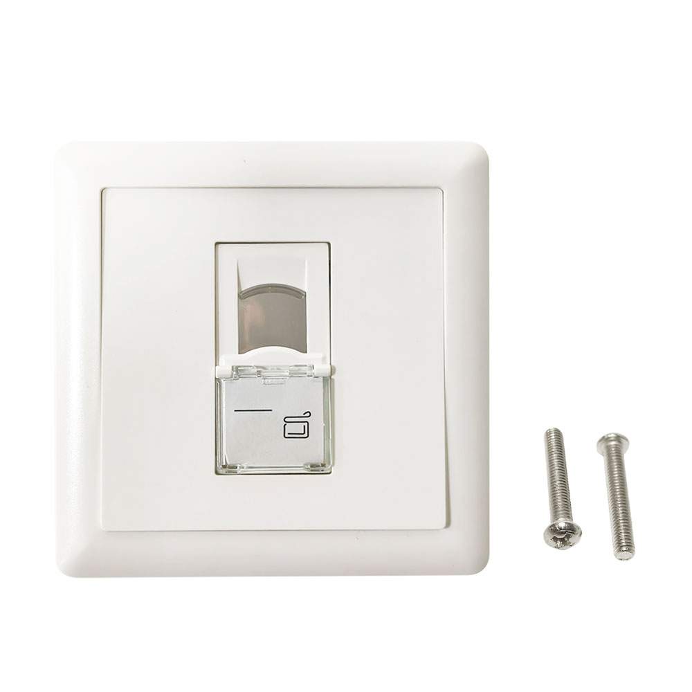 1 Port Wall Plate