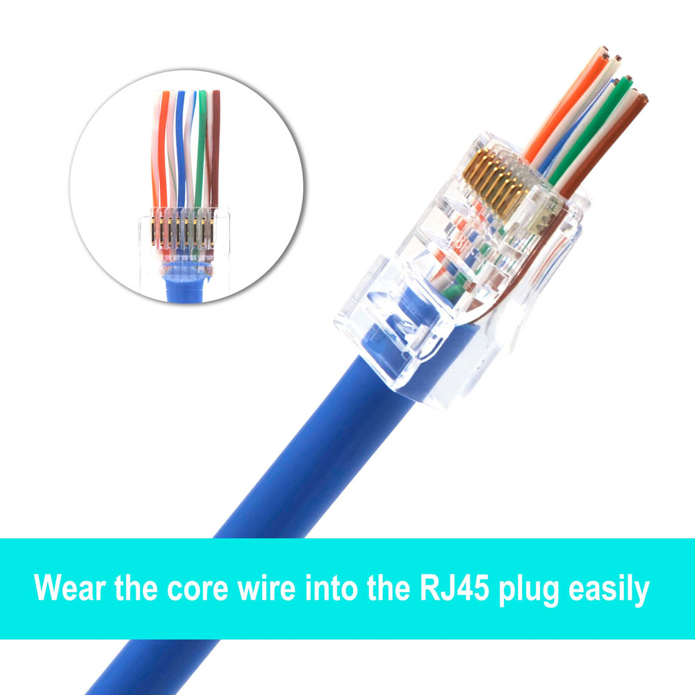 EZ RJ45 Pass Through Crimping Tool For RJ11 RJ12