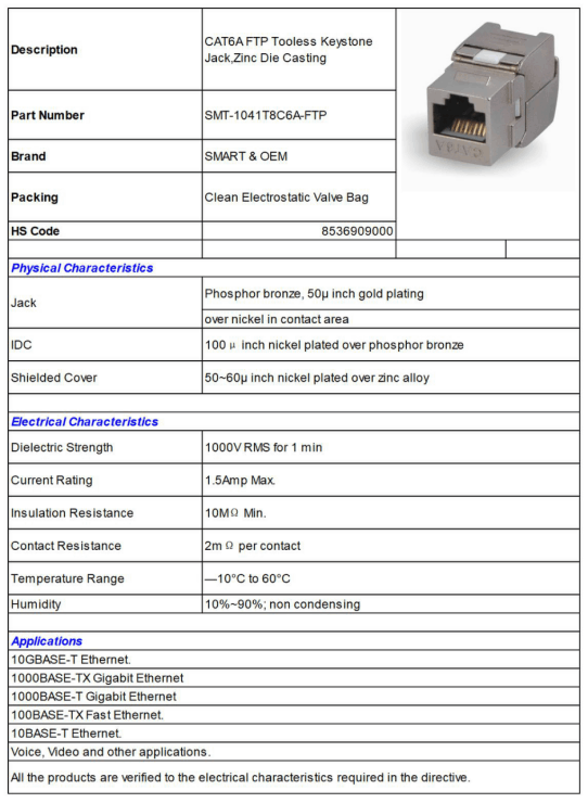 Cat 7 Connector Rj45 Shielded