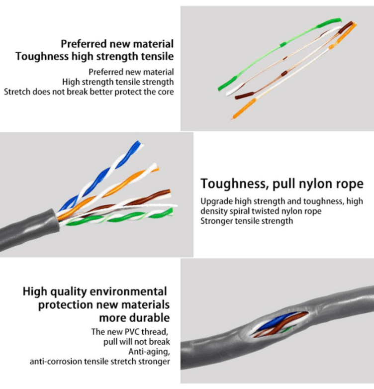 305m 1000ft Network Cables 