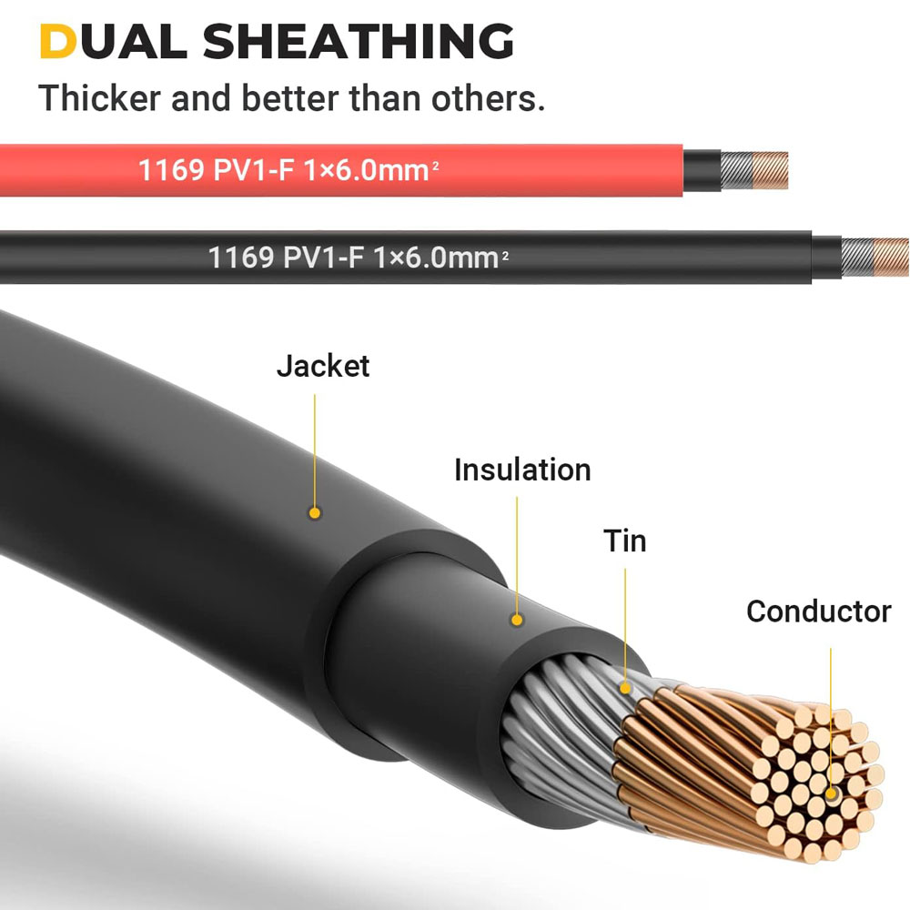 Solar Connector Extension Cable